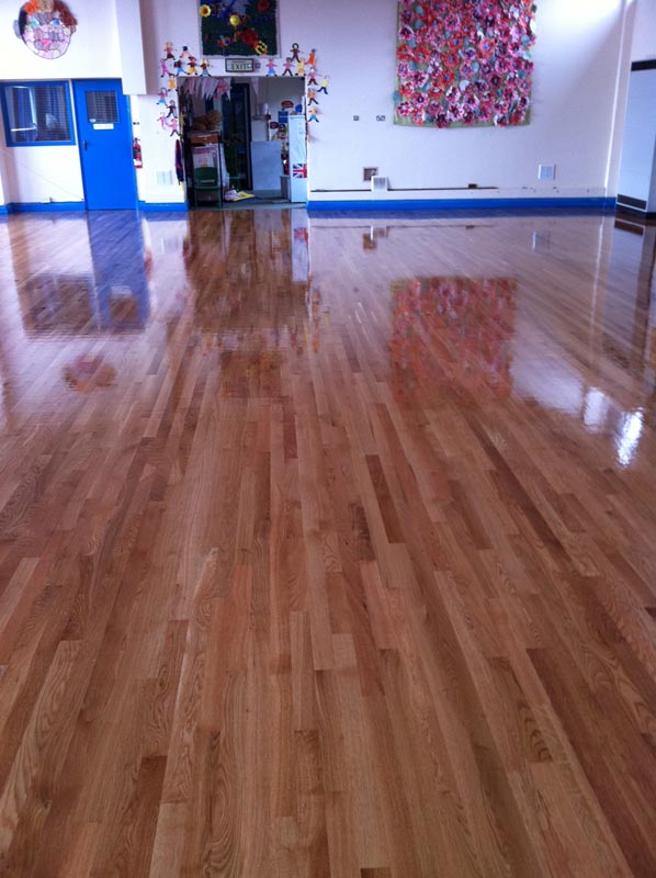 Floor sanding work