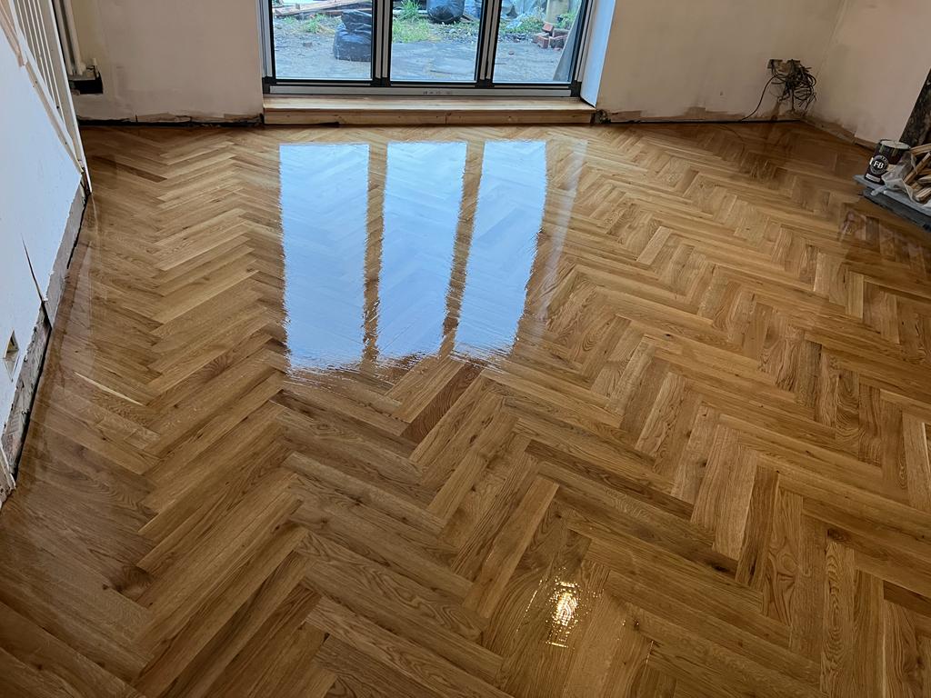 Hardwood flooring installation