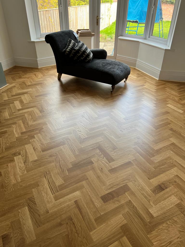 Custom hardwood floor design