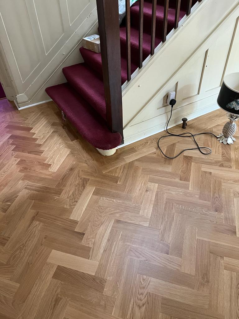 Floor refurbishment work
